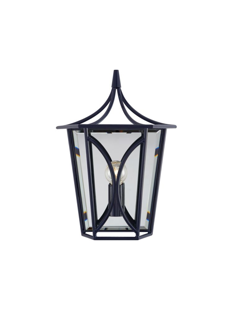 Cavanagh Mini Lantern Sconce, Navy, Product