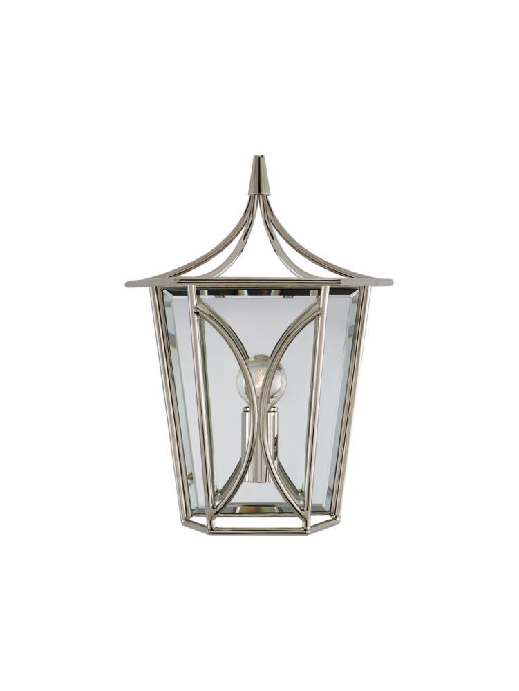 Cavanagh Mini Lantern Sconce, Silver, ProductTile