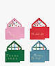 Kate Spade,holiday assorted card set,office accessories,Multi