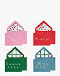 Kate Spade,holiday assorted card set,office accessories,Multi