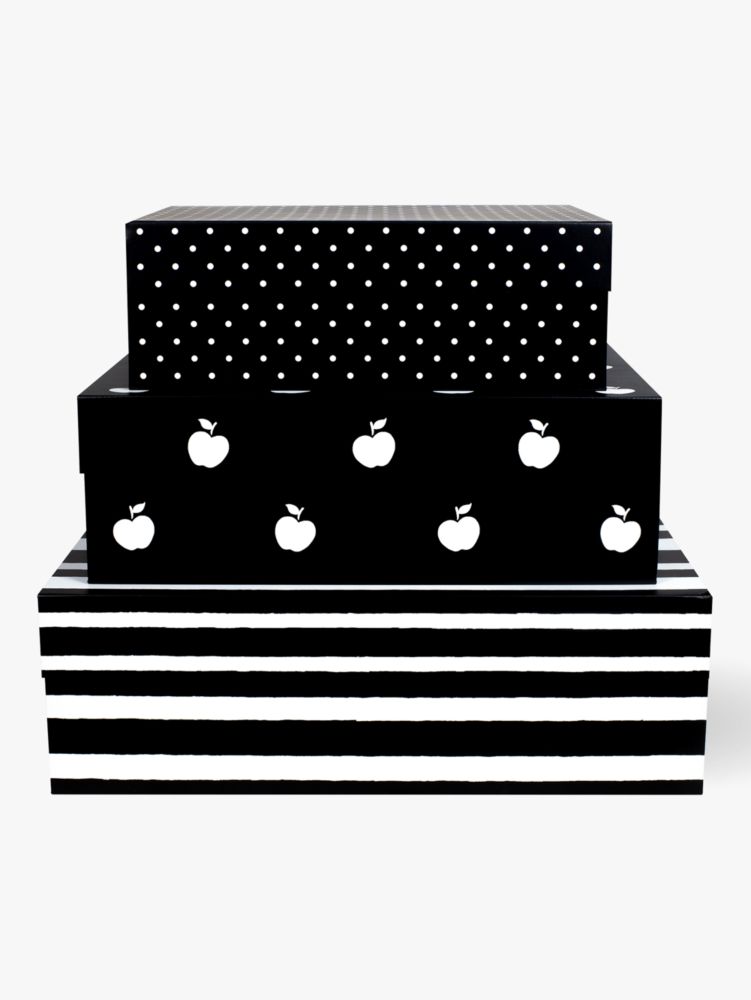 Kate Spade,Dots & Stripes Nesting Box Set,