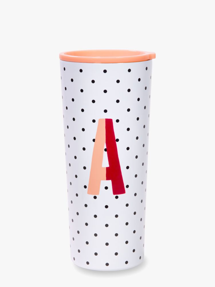 Kate Spade,sparks of joy stainless steel tumbler,kitchen & dining,Quartz Pink