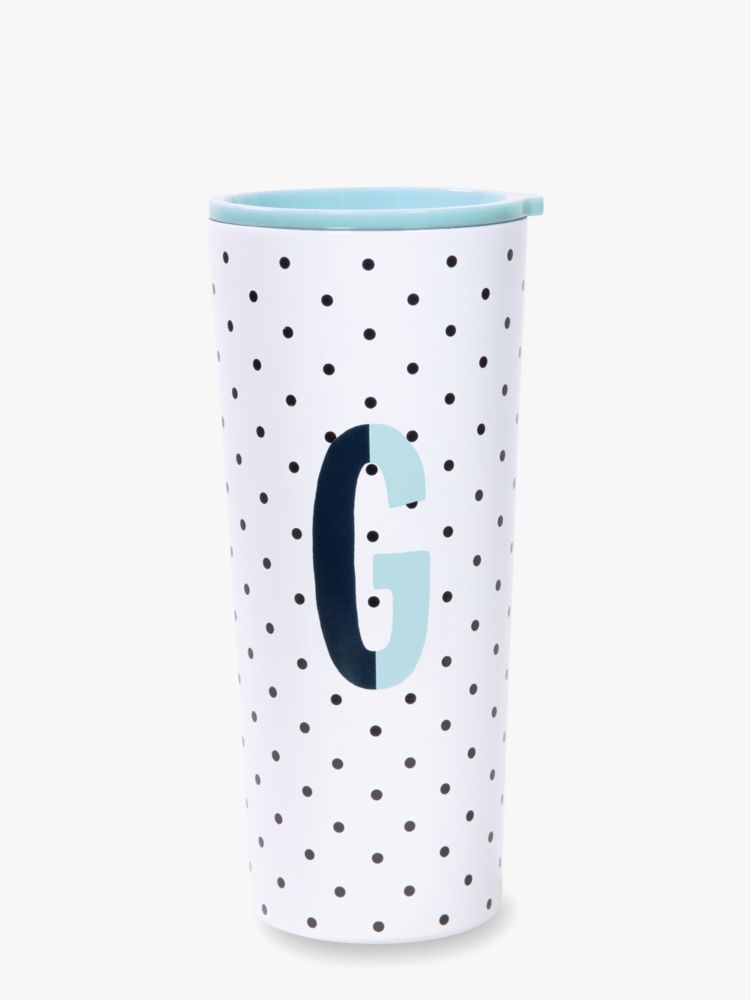 Kate Spade,sparks of joy stainless steel tumbler,Light Blue