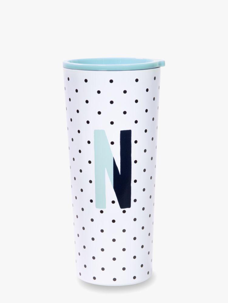 Kate Spade,sparks of joy stainless steel tumbler,Light Blue