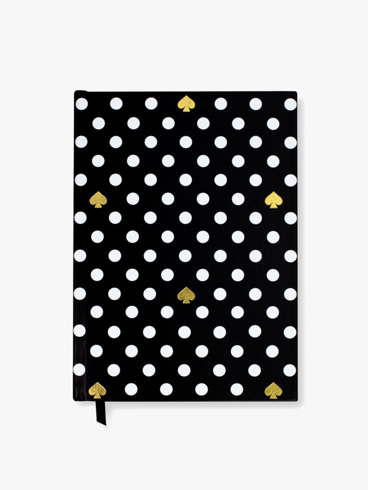 Kate Spade,black spade dot daily to-do planner,office accessories,Black