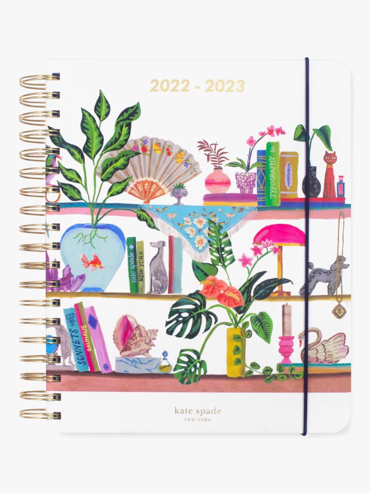 Kate Spade,Bookshelf 17-Month Mega Planner,Multi