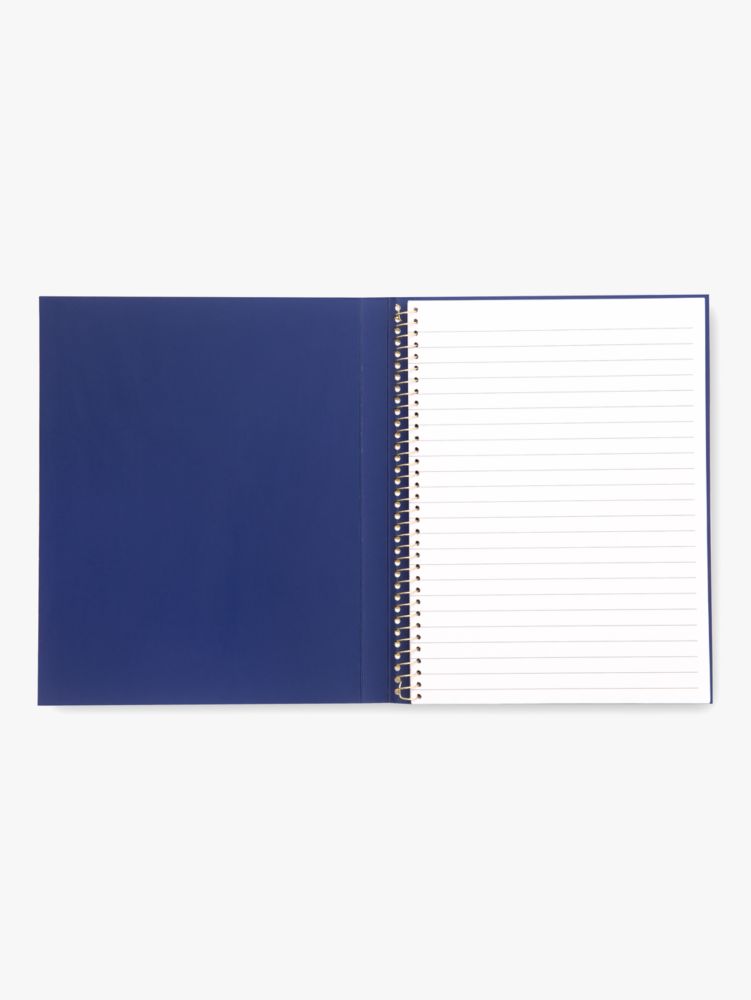 Kate Spade,Vintage Cherry Dot Concealed Spiral Notebook,