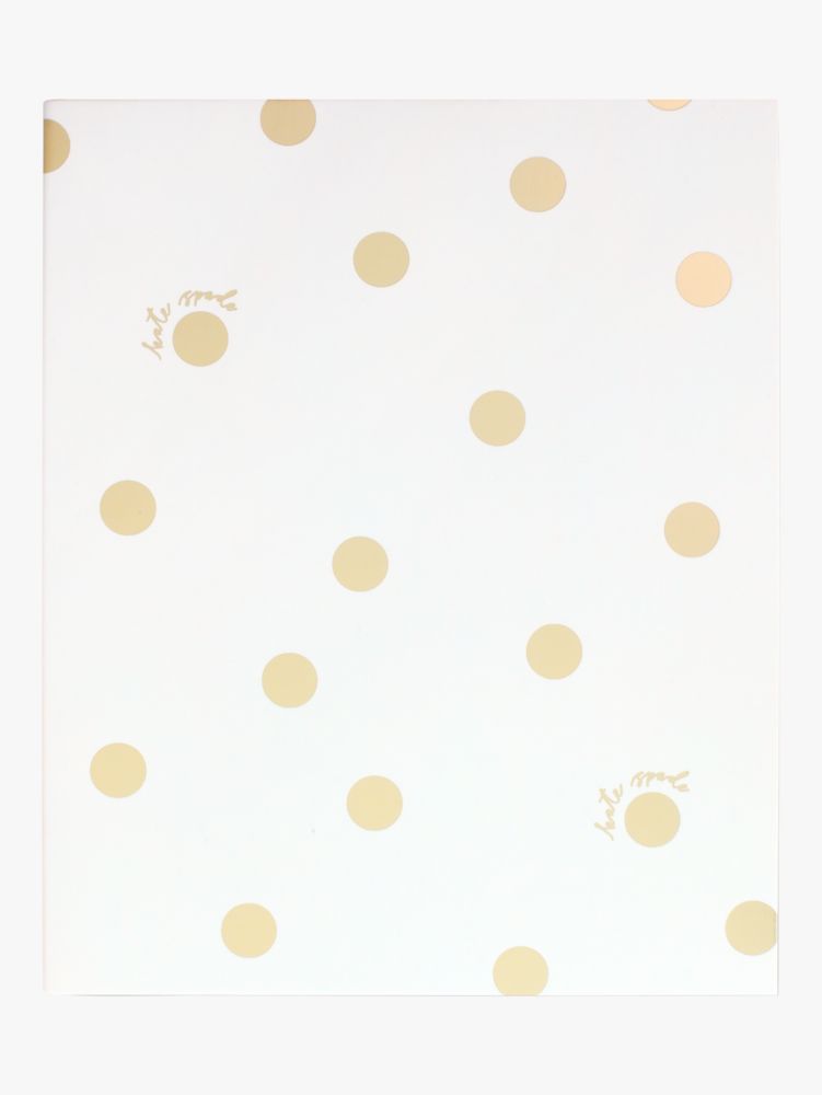 Background with Gold Butterflies | Spiral Notebook