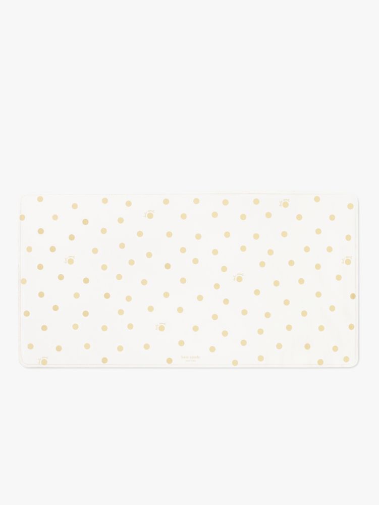 Jewelkeeper Gold Foil Polka Dot Paperboard Suitcases, Set of 3