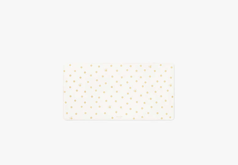 Gold Dot With Script Desk Pad, , Product