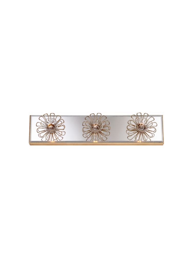 Keaton 18" Floral Vanity Light, , Product