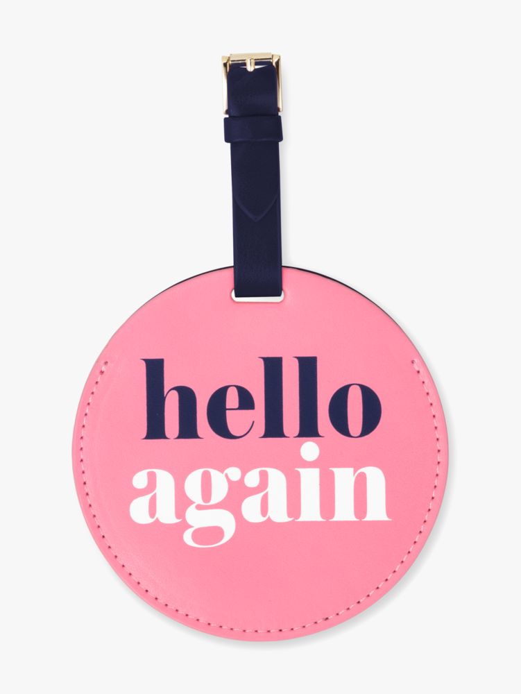 Hello Again Luggage Tag, , Product