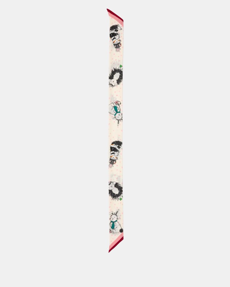 Kate Spade,Silk Skinny Scarf,