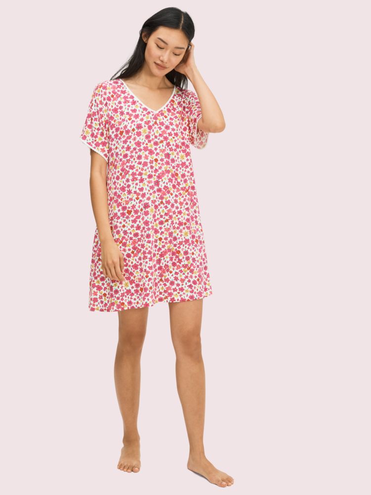 Kate Spade,Marker Floral Sleepshirt,