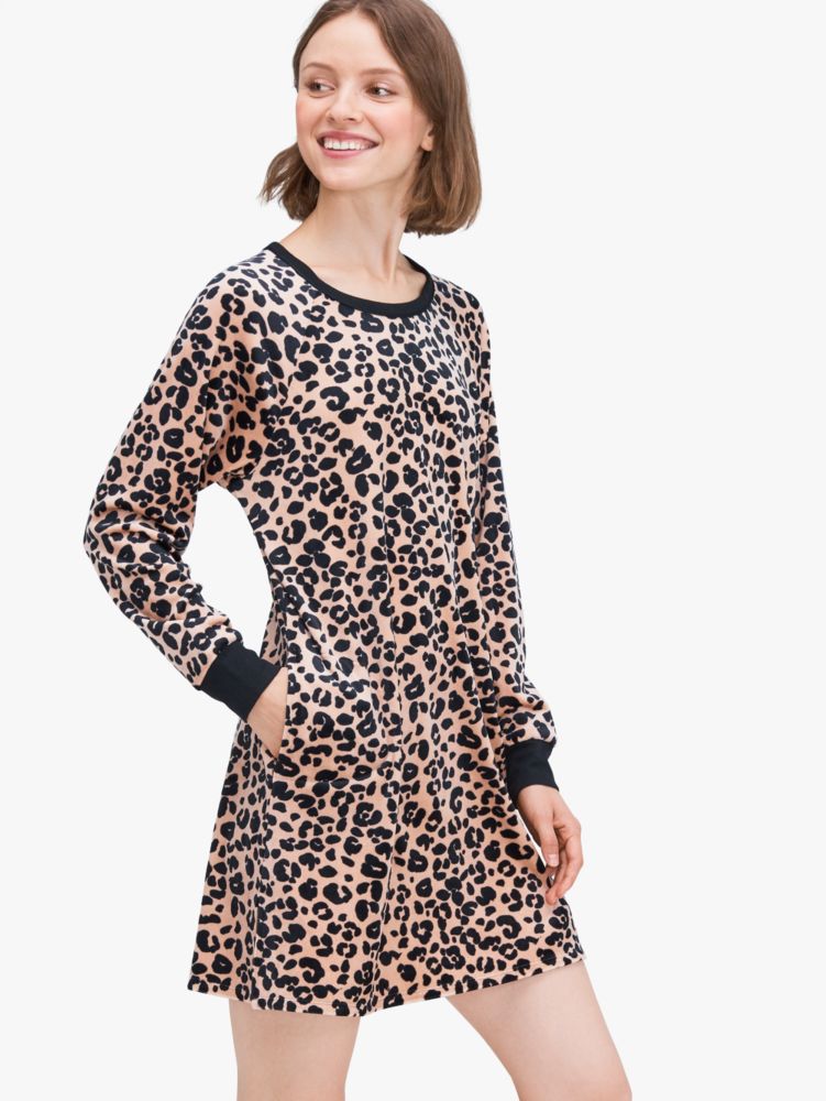 Kate Spade,Painted Leopard Sleepshirt,