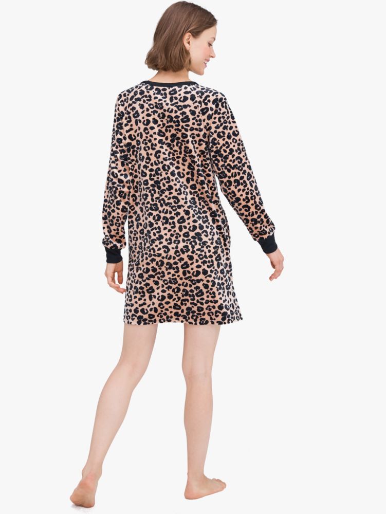 Kate Spade,Painted Leopard Sleepshirt,
