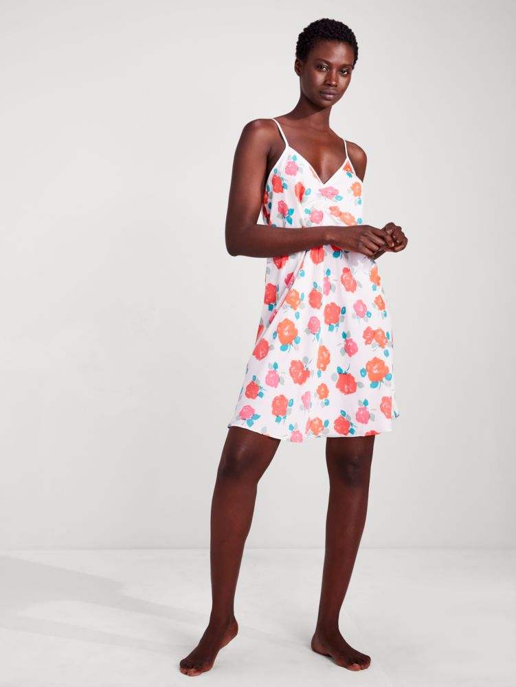 Kate Spade,just rosy charmeuse chemise,sleepwear,