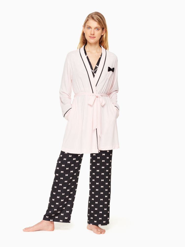 Kate Spade,Jersey Blend Bow Robe,
