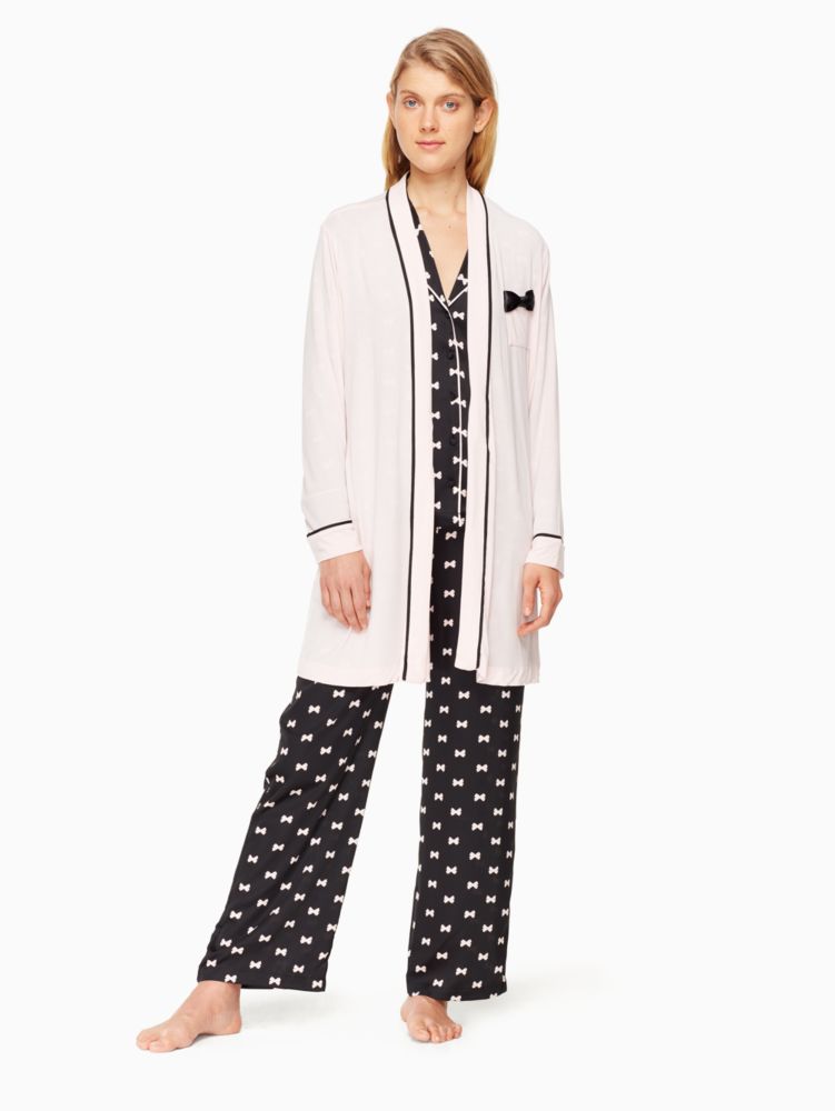 Kate Spade,Jersey Blend Bow Robe,