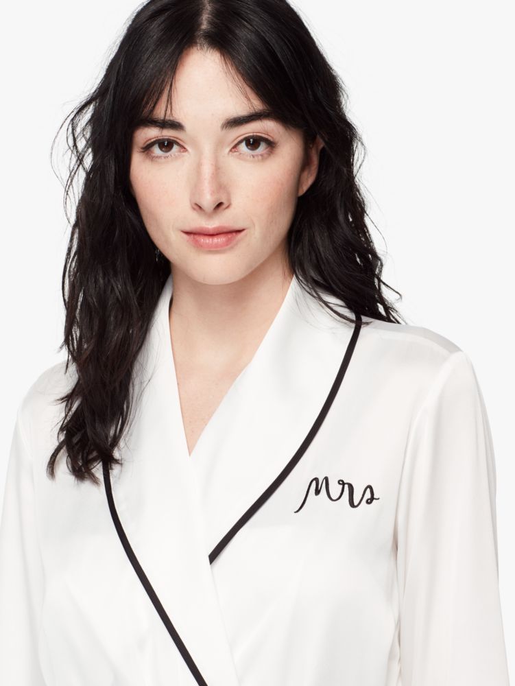 Kate Spade,mrs robe,sleepwear,Off White