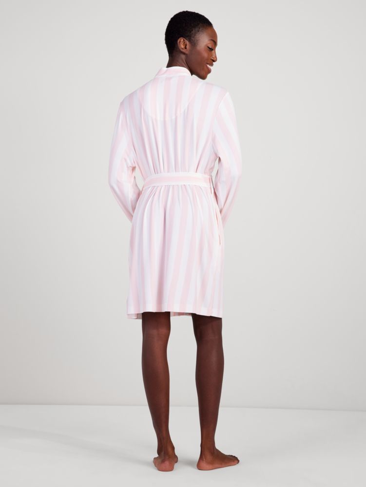 Kate Spade,Cabana Stripe Robe,sleepwear,Dusty Peony 674