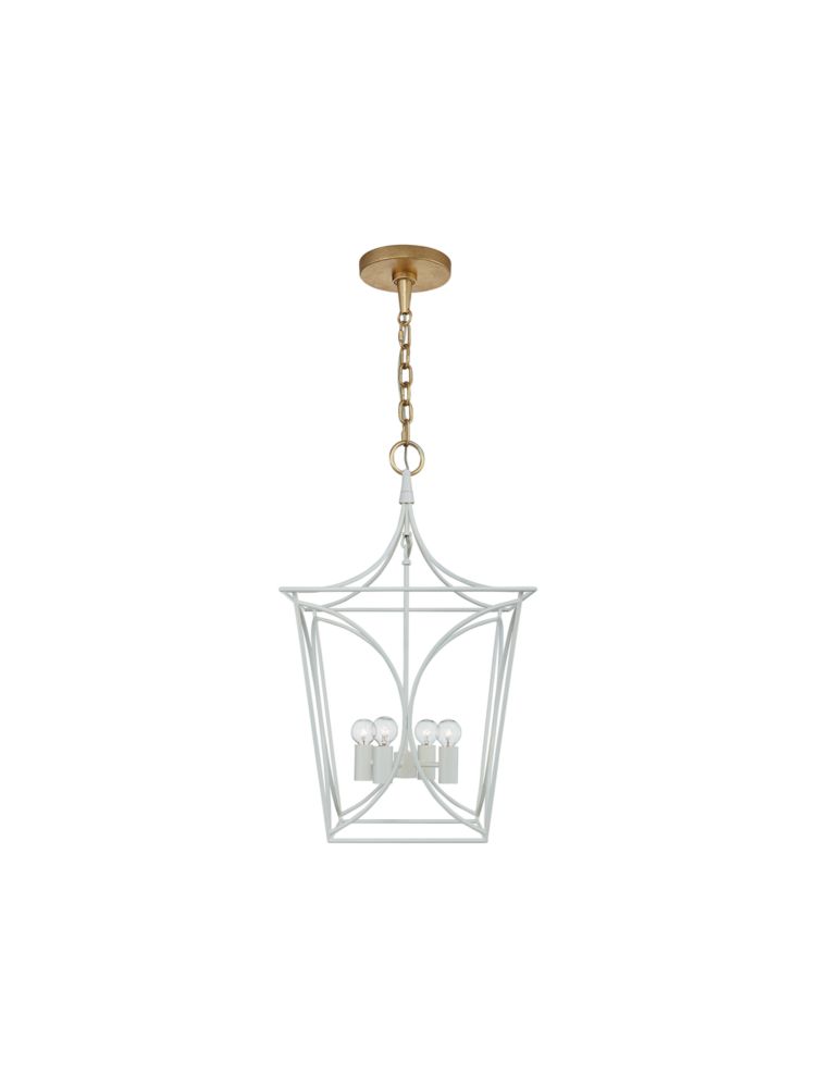 Cavanagh Small Lantern, Cream/Clear, Product
