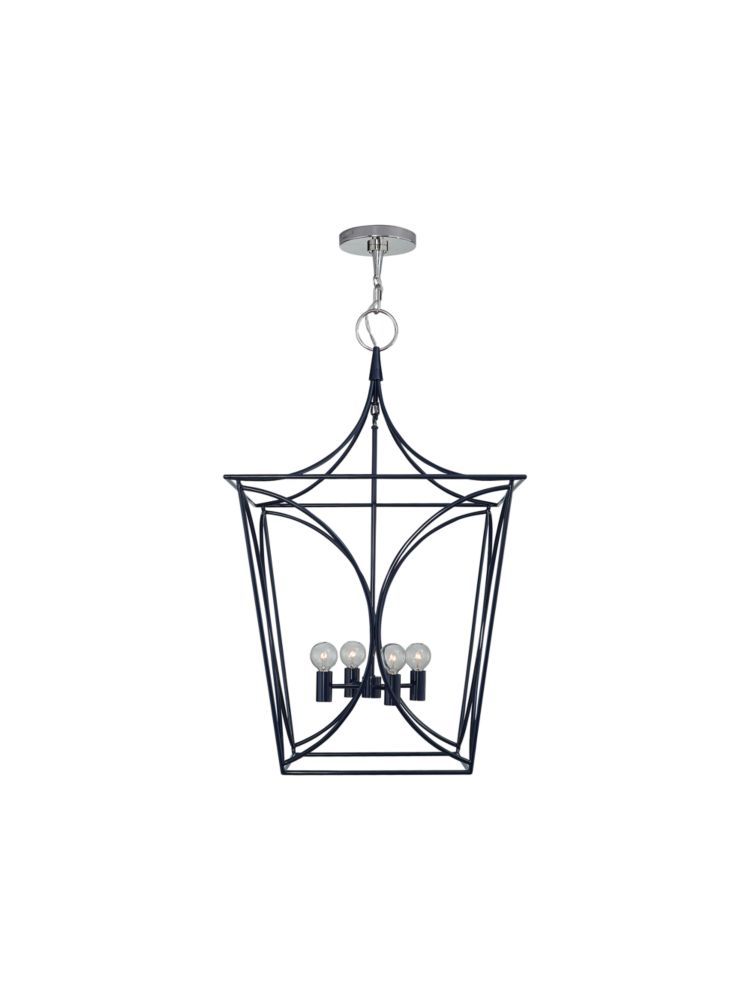 Cavanagh Medium Lantern, Navy, Product