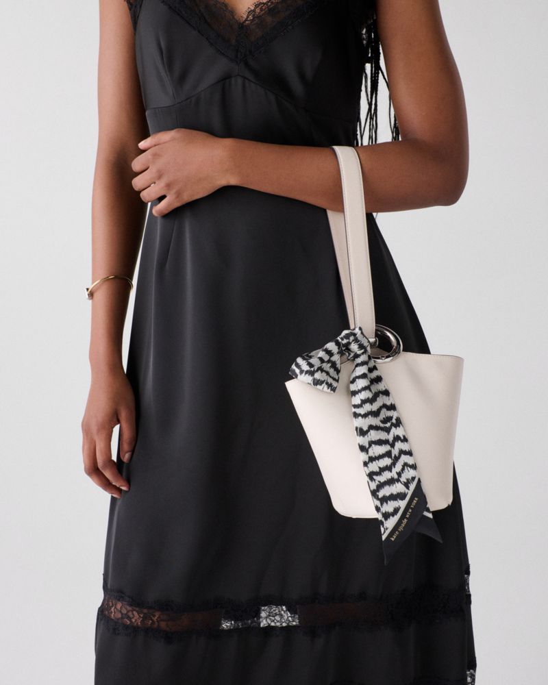 Kate Spade,Modern Feathers Silk Skinny,