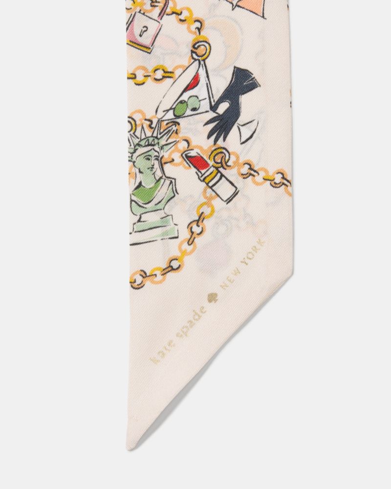 Kate Spade,New York Dream Charms Silk Skinny,