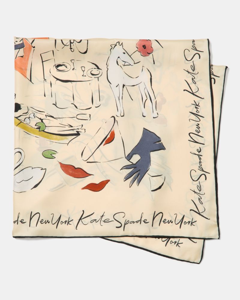 Kate Spade,New York Dream Silk Square,
