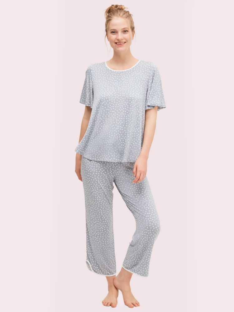 Mini Heart Jersey Capri Pj Set Kate Spade New York