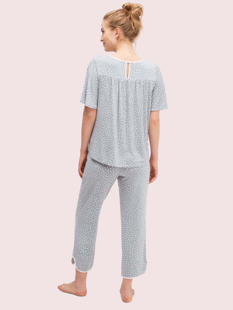 Kate Spade,Mini Heart Jersey Capri Pj Set,