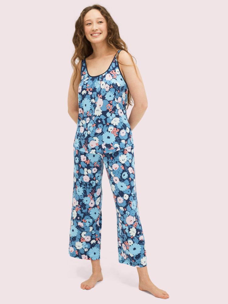 Kate Spade,Coral Dot Long Pj Set,