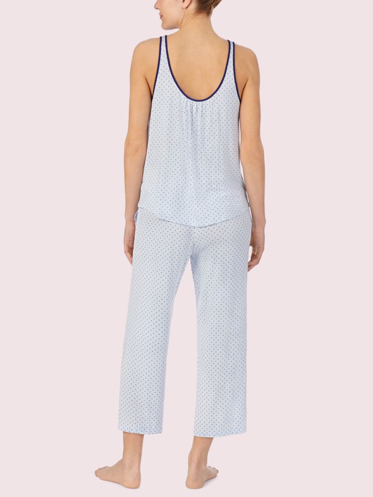 Kate Spade,Coral Dot Long Pj Set,