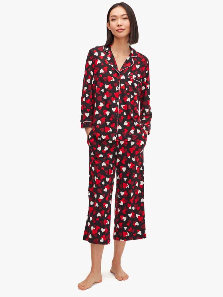 Celebration Hearts Crop Pj Set, , Product