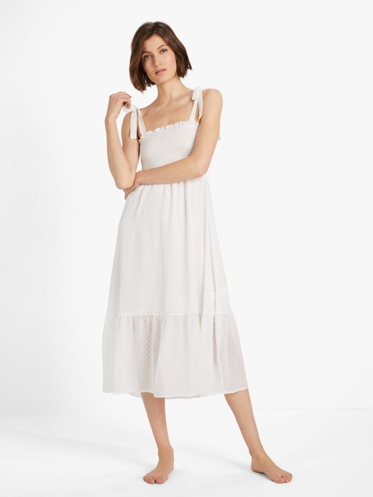 Kate Spade,Midi Chemise,WTRWHITE