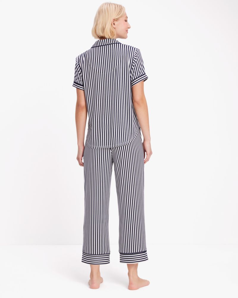 Kate Spade,Long PJ Set,Sunny Stripe