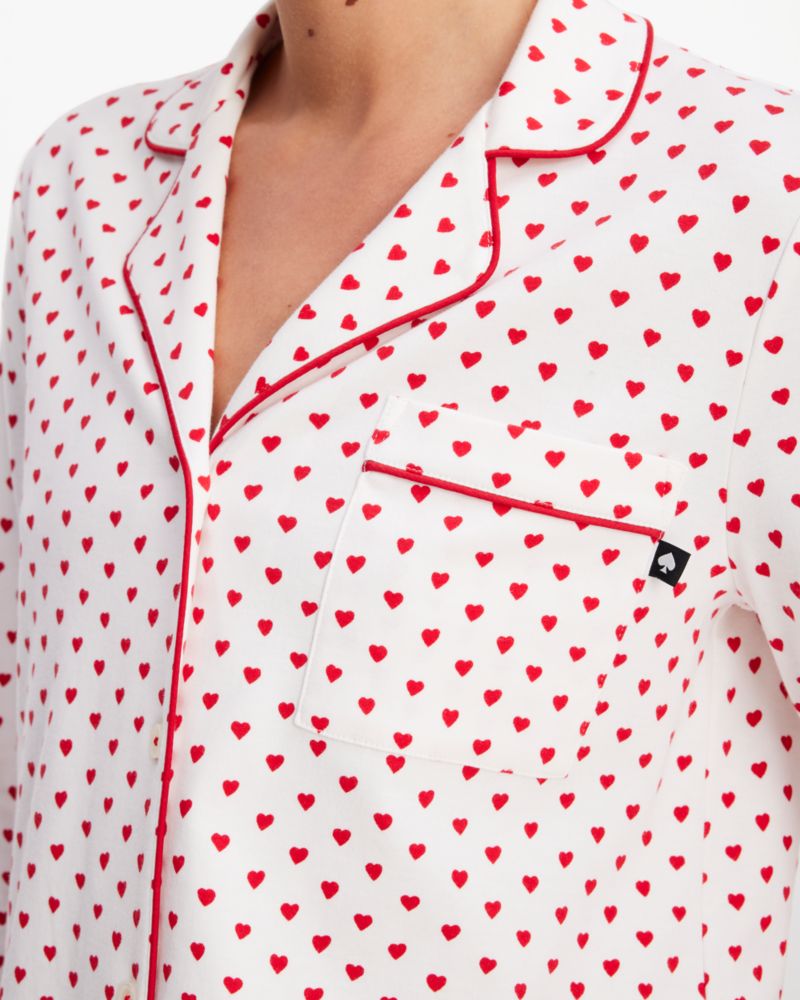 Kate Spade,Mini Hearts Long PJ Set,Mini Hearts