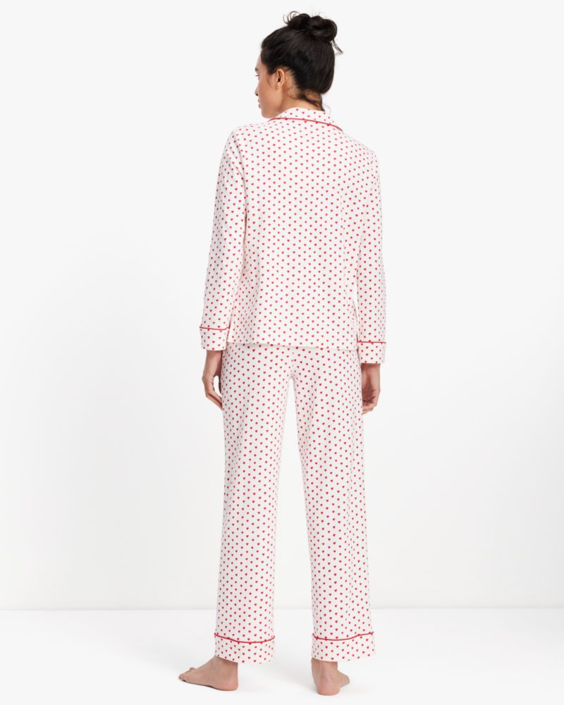 Kate Spade,Mini Hearts Long PJ Set,Mini Hearts