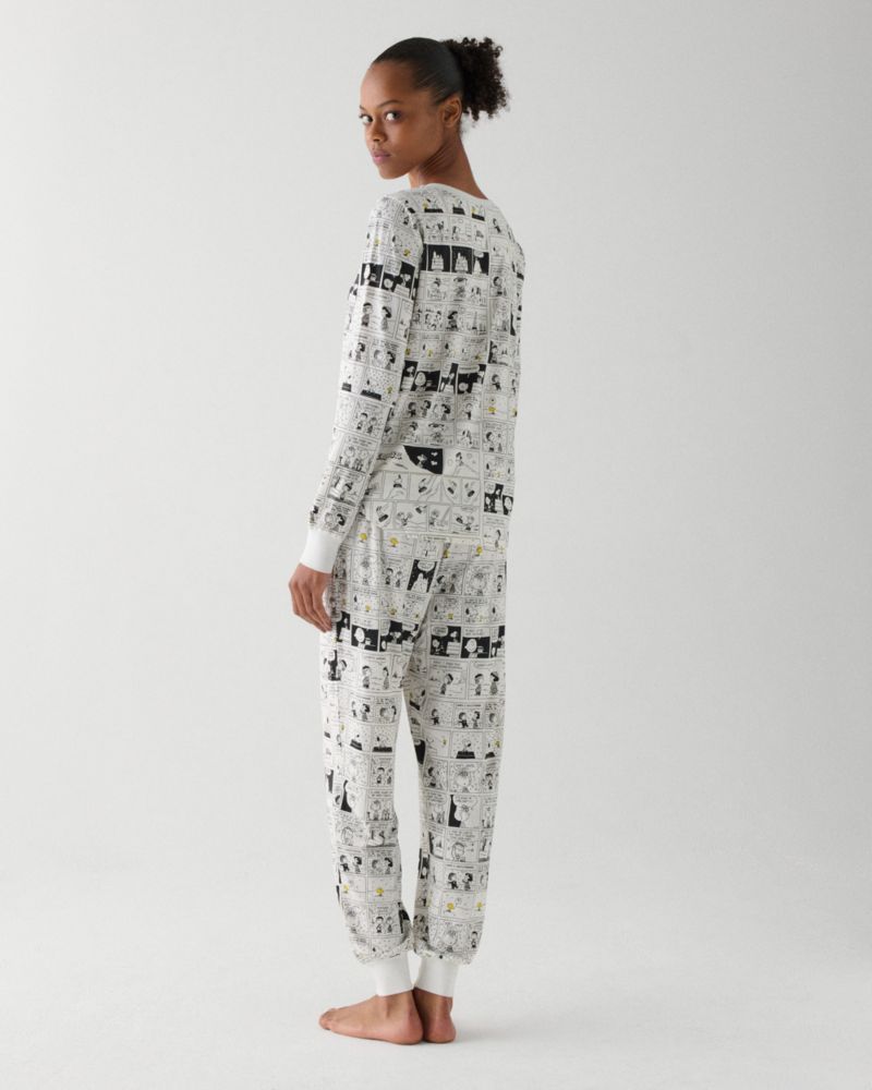 Kate Spade,Peanuts Print Henley Set,