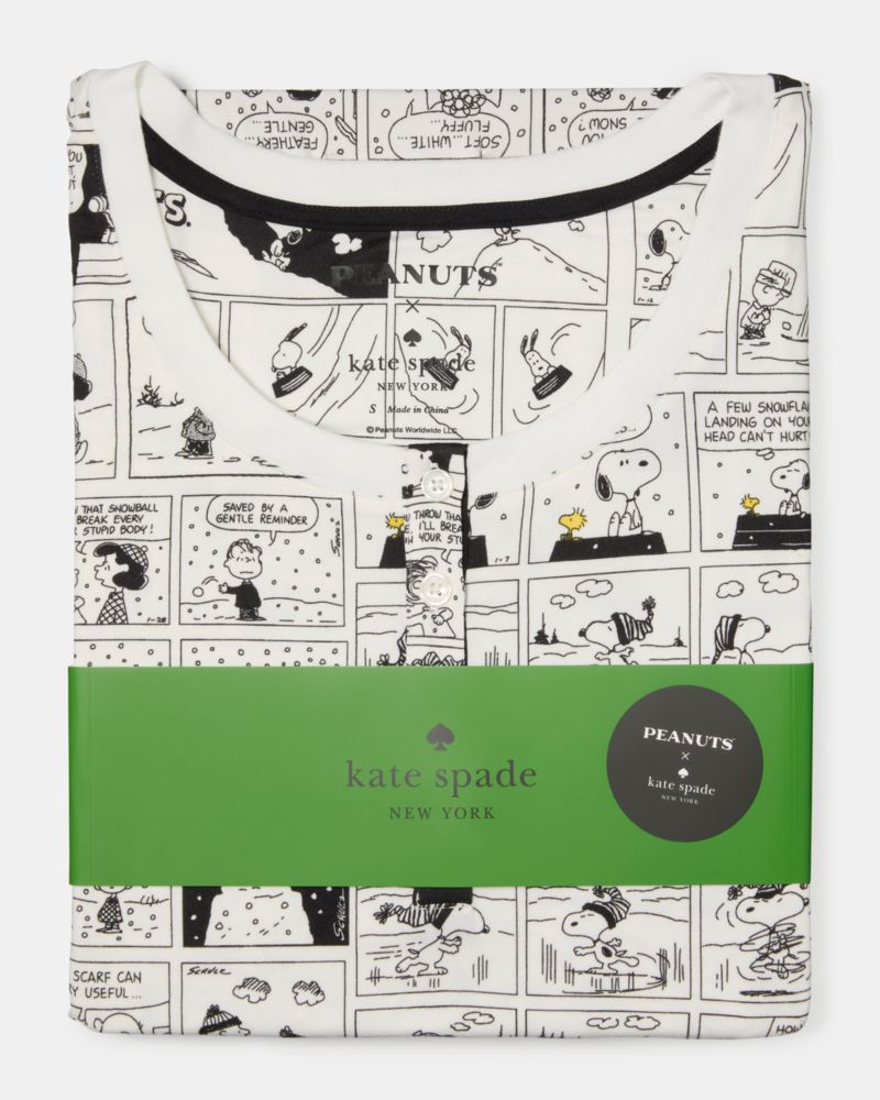 Kate Spade,Peanuts Print Henley Set,