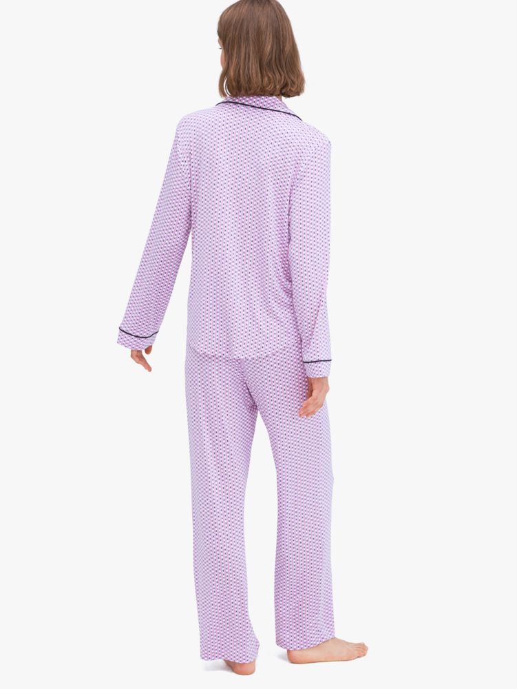 Kate Spade,Dotty Stripe Long Pj Set,