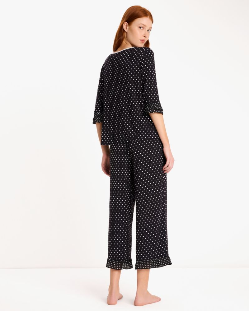 Kate Spade,Classic Dot Crop Pj Set,
