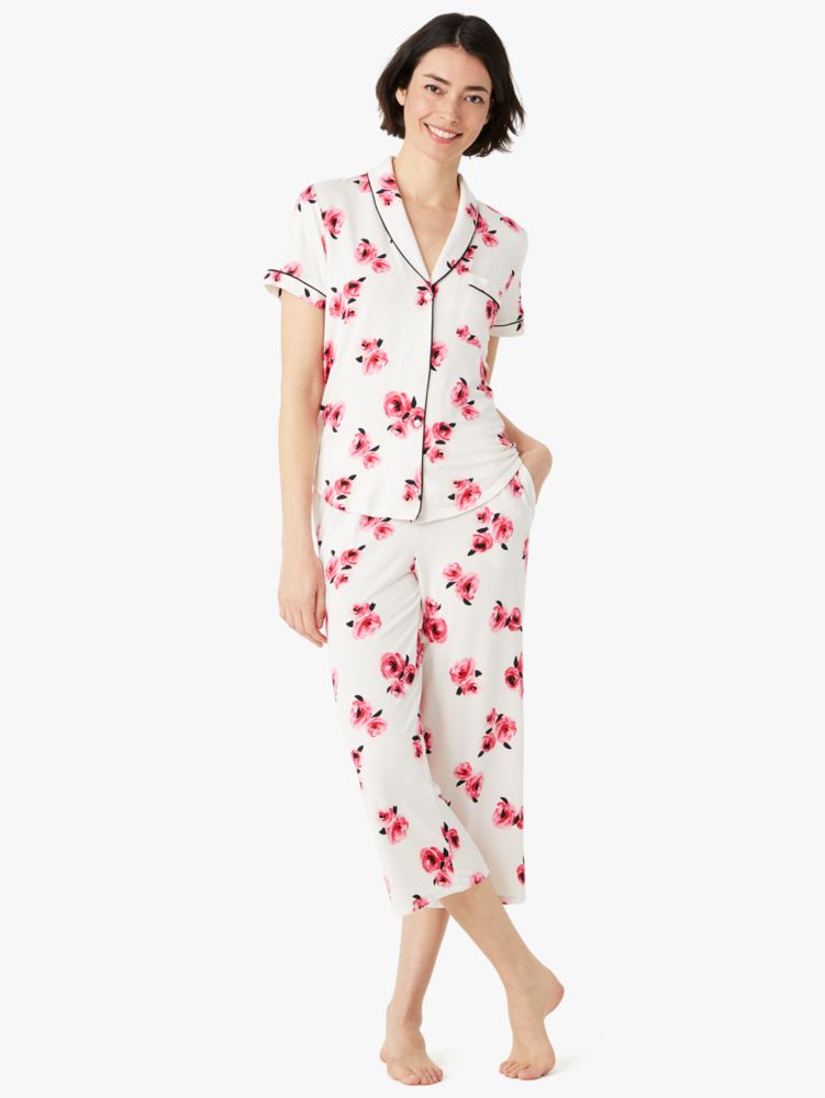 Kate Spade,Mini Rose Pop Crop Pj Set,