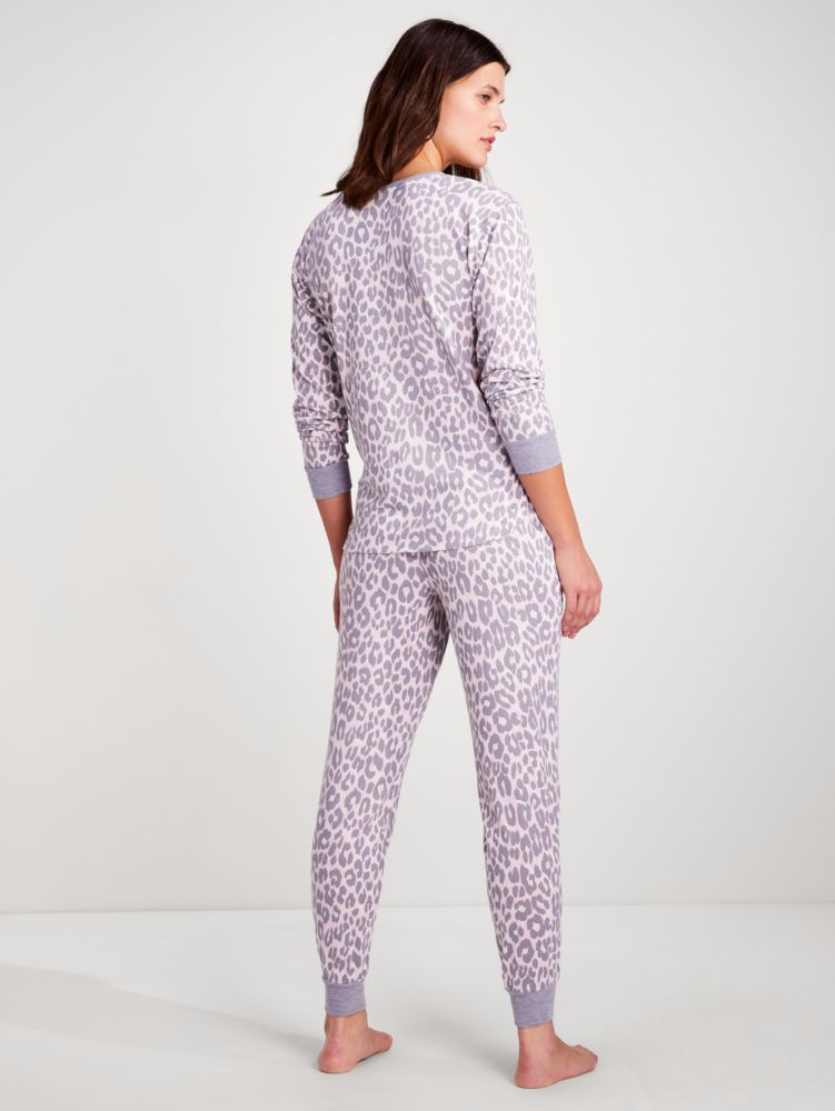 Cheetah Long Pj Set Kate Spade UK