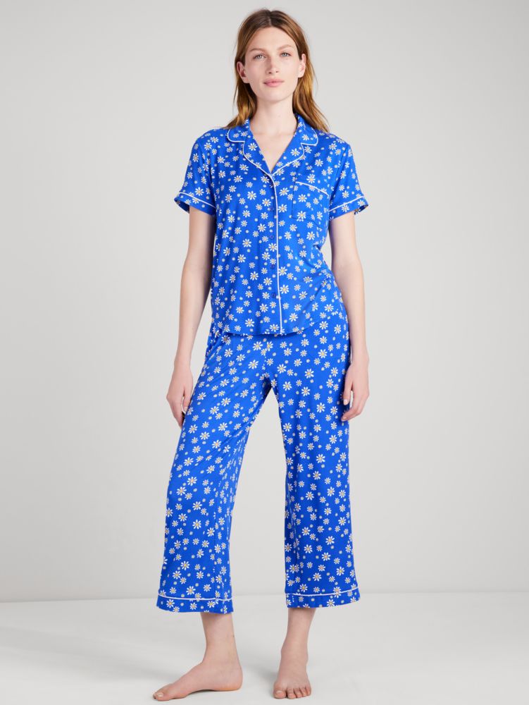 Kate Spade,Crop PJ Set,sleepwear,Cloud Mist Multi