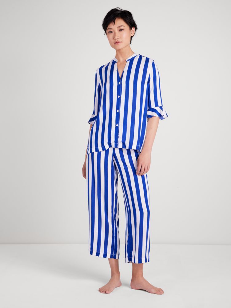 Cabana Stripe Crop Pj Set, , Product