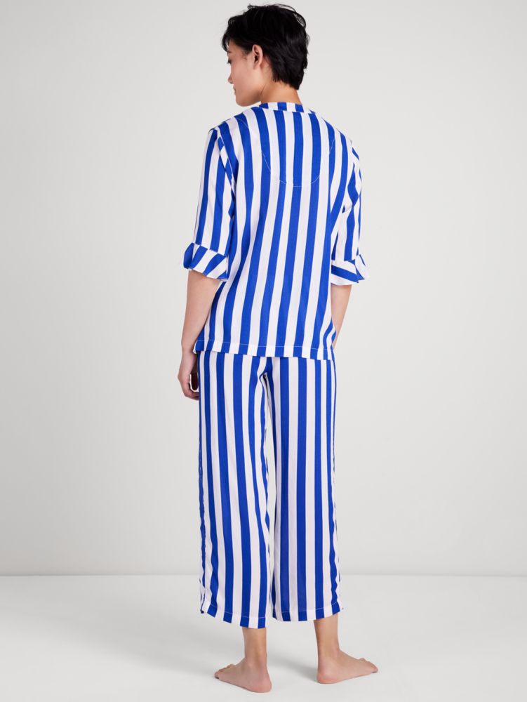 Cabana Stripe Crop Pj Set, , Product