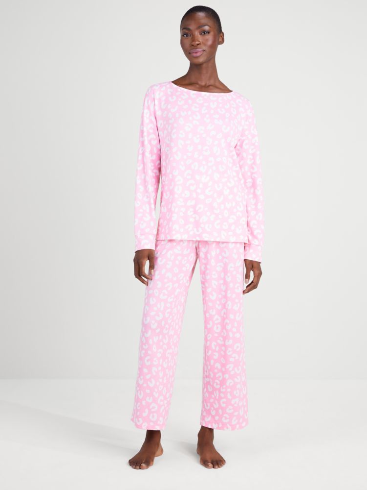 Bold Leopard Crop Pj Set Kate Spade New York