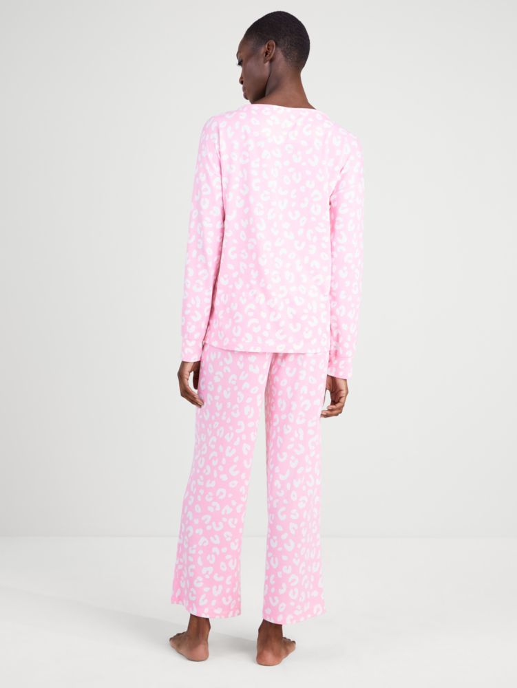 Kate Spade,Bold Leopard Crop Pj Set,